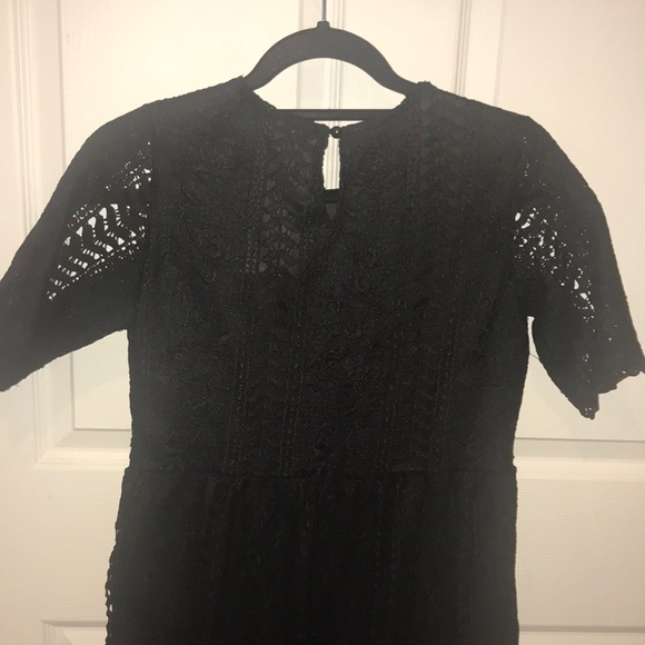 HOST PICK!!!🎉🎉🎉Black lace mid-length dress - Picture 5 of 6
